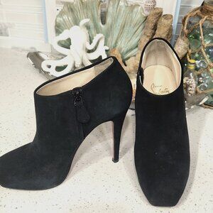 Christian Louboutin Suede Miss 120 booties Size US 6.5 / EUR 37
